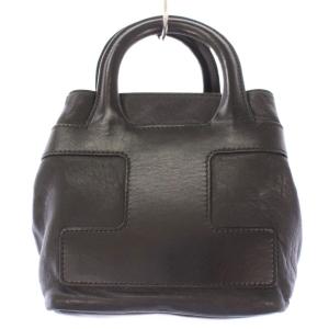 BALLY ハンドバッグ ミニ レザー ロゴ プリント 黒 ブラック /BB