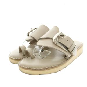 サムループサンダル Thumb Loop Sandal トングサンダル レザー 5 グレージュ 1914