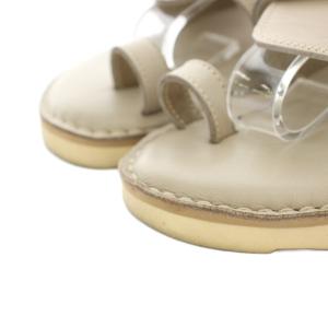 caminando サムループサンダル Thumb Loop Sandal トングサンダル レザー 5 グレージュ 1914