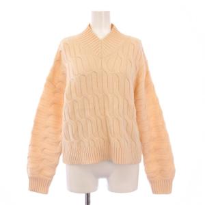 SOFT WOOL CASH HIGH NK CABLE PO ソフトウールカシミヤハイネックケーブルプルオーバー