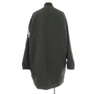 adidas ロングコート ウール調キルトコート 中綿 M 黒 ブラック DH4142 /OR