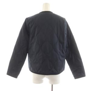 MACKINTOSH PHILOSOPHY MACKINTOSHPHILOSOPHY キルティングショート 中綿ジャケット ノーカラー アウター 36 紺 ネイビー H5E91-440-29