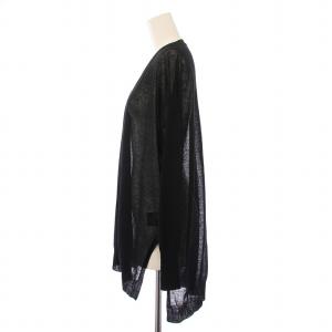 theory luxe 23SS FORTUNA JUNO カーディガン サマーニット 長袖 Vネック 薄手 シアー シースルー