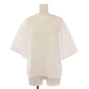 カットソー 半袖 クルーネック 無地 ストレッチ 38 白 ホワイト /BB