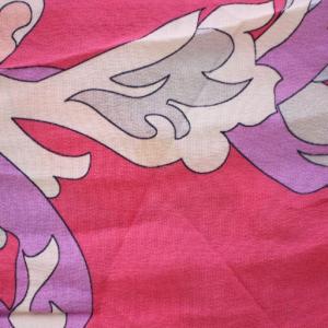 Emilio Pucci スカーフ 総柄 イタリア製 ピンク /BM