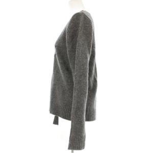 MUVEIL WORK クジラニット セーター 長袖 クルーネック 38 グレー MW32KSW012 /OR