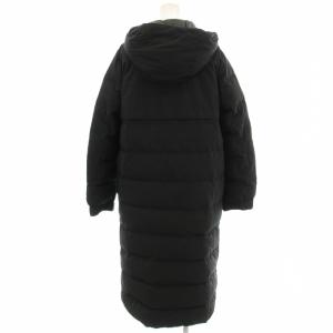 BRAHMIN ダウンコート B57507 ロング フード コート 38 黒 ブラック /G