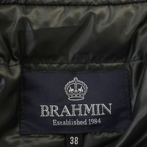 BRAHMIN ダウンコート B57507 ロング フード コート 38 黒 ブラック /G