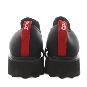 nagonstans 23SS moc SHOES モックシューズ 切替 24.0cm グレー 黒 ブラック /AN14