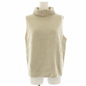 SLEEVELESS TURTLE NECK ニット カットソー ノースリーブ タートルネック ウール