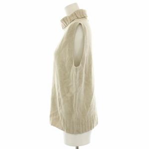 MARGARET HOWELL SLEEVELESS TURTLE NECK ニット カットソー ノースリーブ タートルネック ウール
