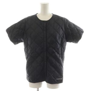 ペリオダウン ラウンドネックT ダウンジャケット 半袖 ナイロン L 黒 ブラック 1101508 /AN29