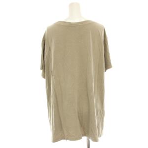 Deuxieme Classe 20SS Loose Tシャツ カットソー 半袖 ダメージ加工 ベージュ 20070500707010