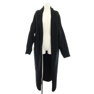 20SS ツインズコットン Twins cotton ロングガウン ガウンコート アウター ロング 黒