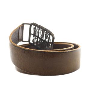 Martin Margiela 11 ベルト レザー 85 ブラウン