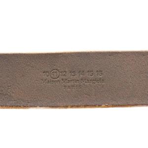 Martin Margiela 11 ベルト レザー 85 ブラウン