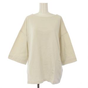 ワイドカットソー プルオーバー Tシャツ 七分袖 Free アイボリー GA35-21S003 /TK