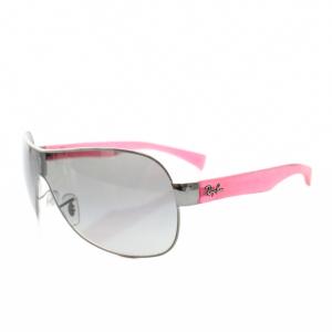 Ray-Ban ヤングスター Youngster サングラス 眼鏡 パイロット 金属フレーム ケース付き ピンク 黒 ブラック