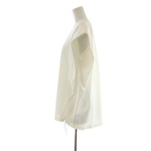 HYKE 21SS SLEEVELESS TEE カットソー サイドジップ ノースリーブ 1 白 ホワイト 211-12298