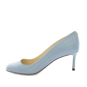 JIMMY CHOO セラ60 SELAH60 パンプス アーモンドトゥ ハイヒール レザー 38 スモーキーブルー 231SELAH60