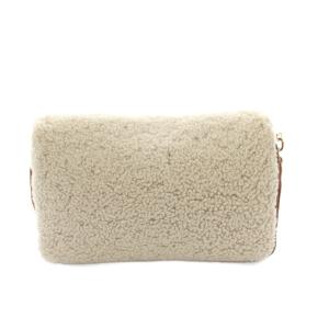 JIMMY CHOO Carolina S ショルダーバッグ 2way レザー ボア チェーンショルダー