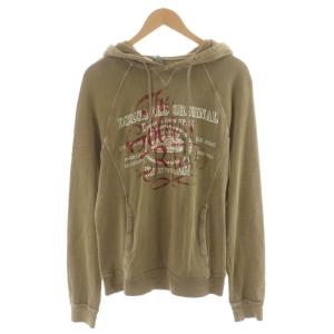 パーカー プルオーバー ロゴ S ベージュ S74GP0296 /AN50