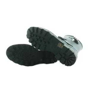 JIMMY CHOO YAEL FLAT 長靴 レインシューズ ラバー 38 ダークグリーン /NQ