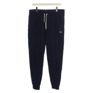 スウェットパンツ ジョガーパンツ ロゴ刺繍 L ネイビー FW17M713 /BM