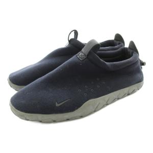 NIKE AIR MOC TECH FLEECE スリッポン US9 ネイビー