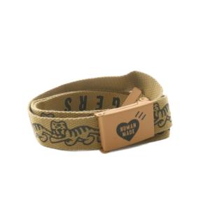 ガチャベルト アニマル柄 虎モチーフ ベージュ /NQ