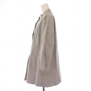 HERNO スタンドカラーリバーシブルロングコート アウター 42 ライトグレー GC0262D-13815S /BB