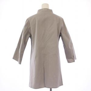 HERNO スタンドカラーリバーシブルロングコート アウター 42 ライトグレー GC0262D-13815S /BB