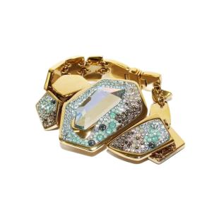 ブレスレット ビジュー クリスタル ゴールドカラー /KH