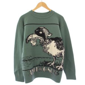 23AW trick art intarsia pullover トリックアートインターシャプルオーバー