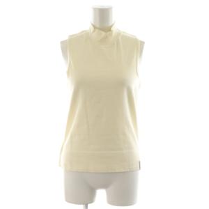 カットソー ノースリーブ ハイネック 38 アイボリー /AN37