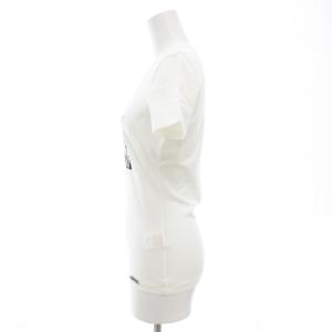 GALLIANO Liberty Or Death プリント Tシャツ カットソー 半袖 S 白 ホワイト /GV