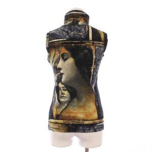 Jean Paul GAULTIER FEMME カットソー タートルネック 絵画プリント 40 マルチカラー