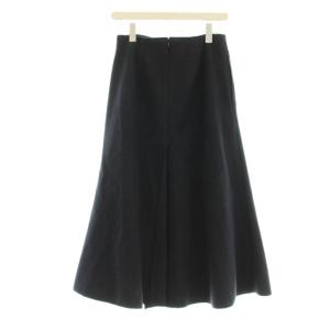 SHIPS 24AW エアニードルタックミディスカート ロング 38 紺 ネイビー 723250055 /OR