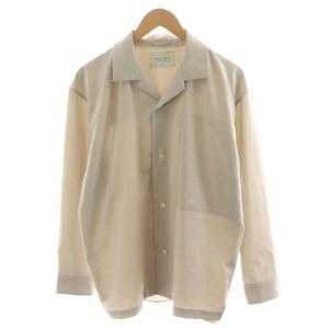 コンフォートリラックスオープンカラーシャツ 長袖 1 ベージュ 152200010 /AN52