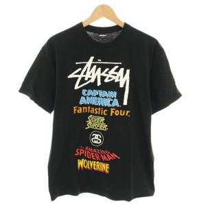 専用　80s 後期 STUSSY 黒タグ USA製 キャラクター ロゴ Tシャツ 80s Stussy Tシャツ 黒タグ USA製 | VOSTOK