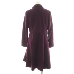TOCCA コート ロング丈 ウール アウター 0 紫 パープル COTOYW0520 /AN47