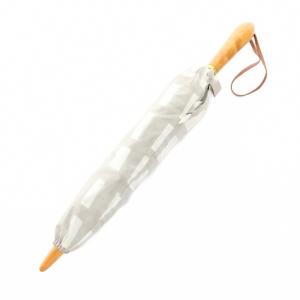 ソラチェック sora check 折りたたみ傘 晴雨兼用 総柄 グレー 白 ホワイト /YT