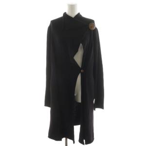 カーディガン ウール 38 ブラック 29156