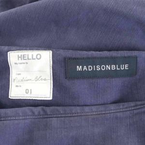 MADISONBLUE フレアスカート ロング丈 コットン 1 紺 ネイビー MB161-6005 /AN45