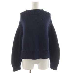 ニット セーター 長袖 1 紺 ネイビー 6513-106-0713 /AN36