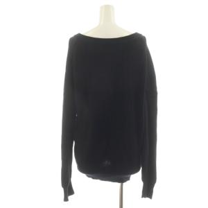 L'Appartement ニット セーター 長袖 Vネック 黒 ブラック 20080500710010 /AN39