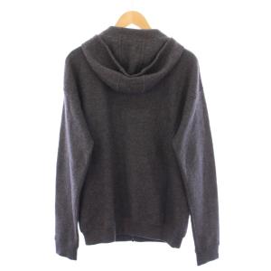 JIL SANDER ジップアップパーカー ジャケット アウター ショート丈 ストレッチ ウール 48 グレー /BB