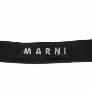 MARNI ネックレス チェーン リボン 黒 ブラック /AN21