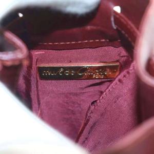 Cartier マストライン ショルダーバッグ 巾着 レザー ボルドー /AN１ OH