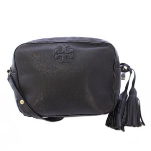 McGRAW マックグロー ショルダーバッグ ロゴ レザー タッセルチャーム 黒 ブラック /BB